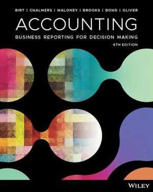 Accounting: Business reporting for decision making, 8th edition