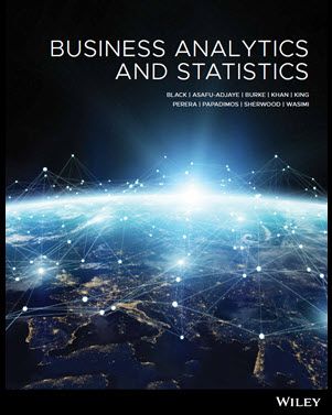 Business analytics and statistics, 1st edition