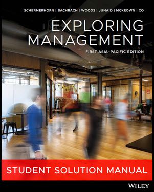 Student solution manual: Exploring management, 1st Asia-Pacific edition